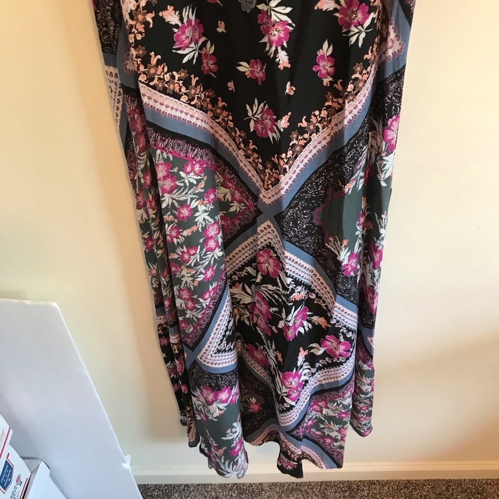 Free People Stevie Floral Lace Trim Maxi Dress - Picture 4 of 8